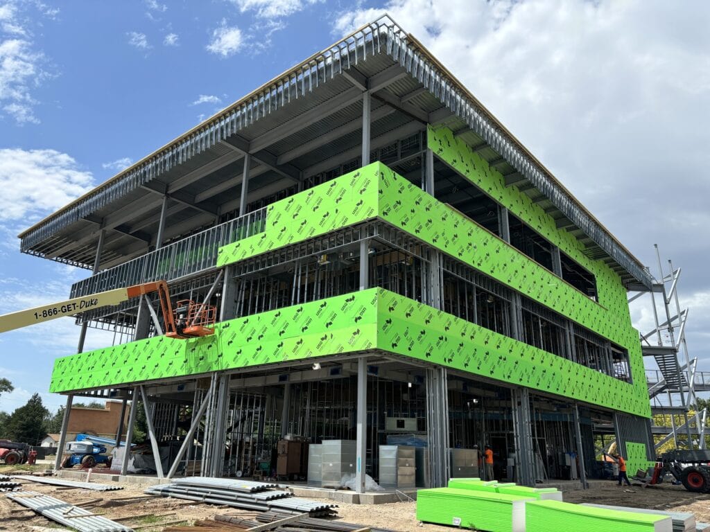 Campus Commons - construction progress July 2024