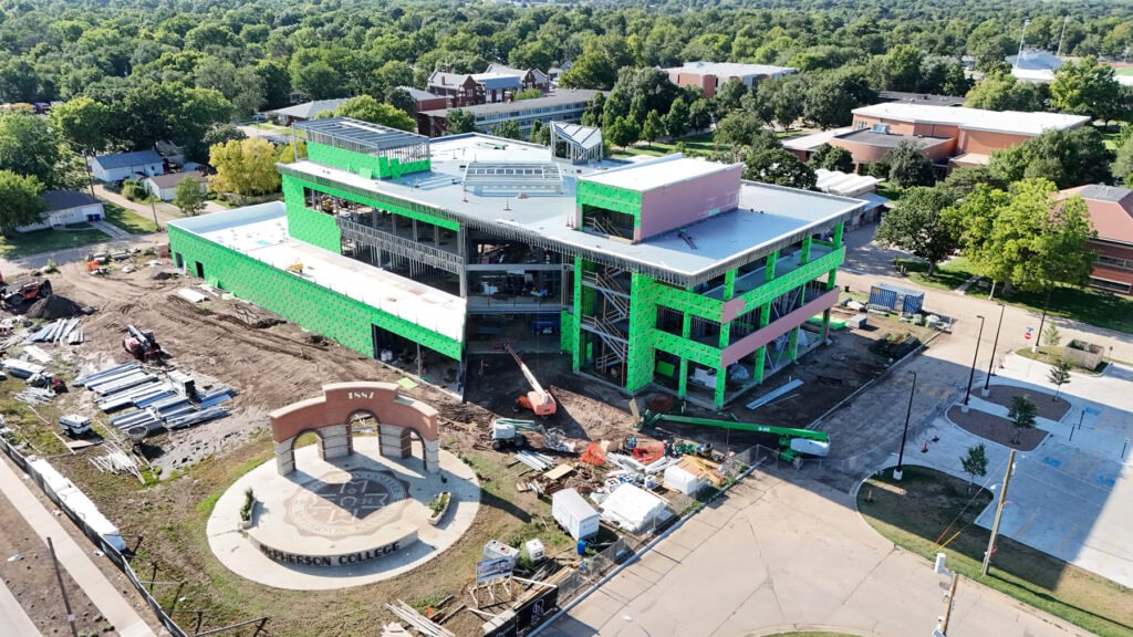 Campus Commons - construction progress August 2024